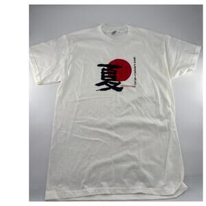 Vintage Delta Pro Weight San Francisco Chinatown Tshirt Mens Medium White Black